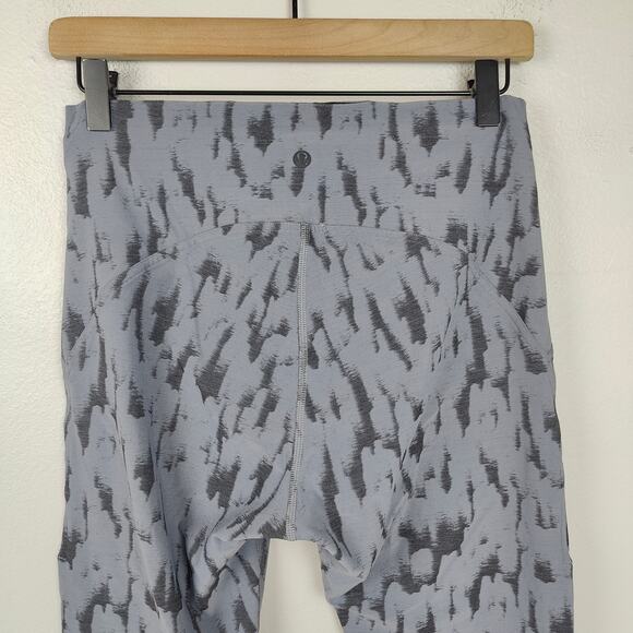 Lululemon InStill High-Rise Tight 8 25" ThreeD Camo Jacquard Asphalt Grey Black - Picture 3 of 6